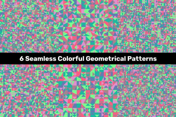 6 Colorful Geometrical Patterns