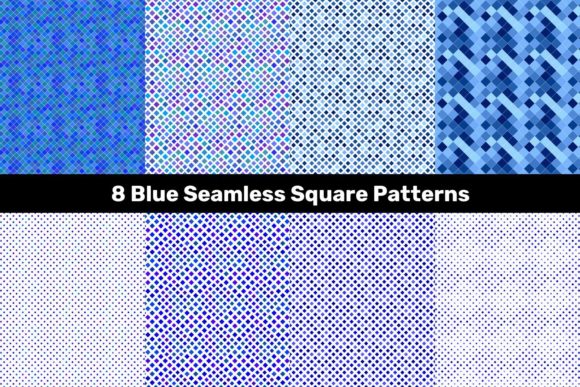 8 Blue Seamless Square Patterns: A Comprehensive Guide to Design Flexibility