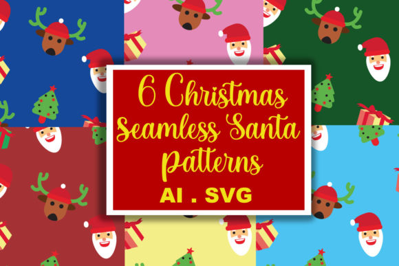 Christmas Seamless Santa Patterns