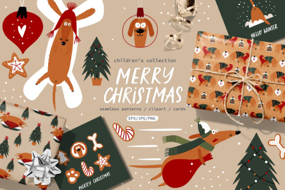Discover the Magic of Christmas Decor, Patterns, Clipart, and Cards