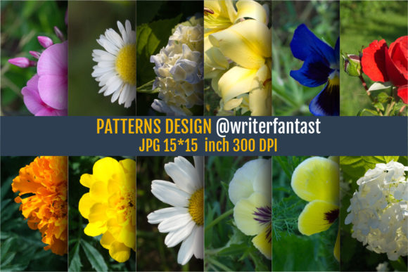 Flowers Patterns and Textures: A Versatile Resource for Creative Projects