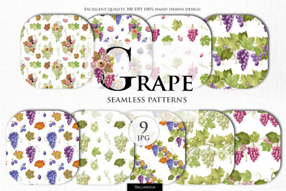 Grape Patterns: A Versatile Resource for Creative Professionals