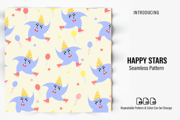 Happy Star Patterns for Creative Projects