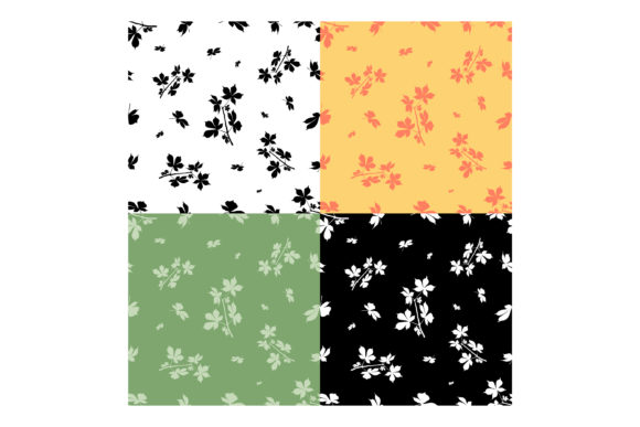 Patterns with Silhouettes of Buckeye