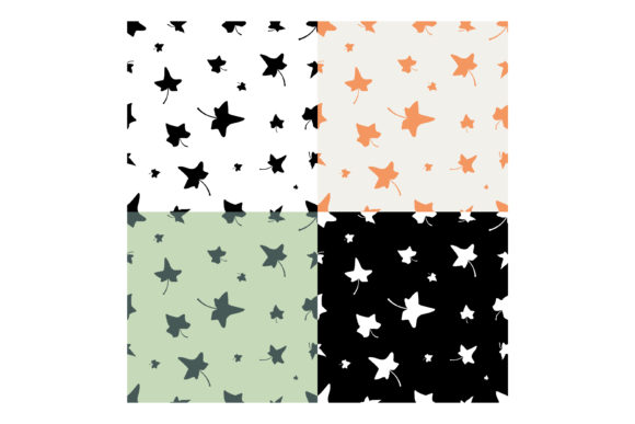 Patterns with Silhouettes of IVY Liana