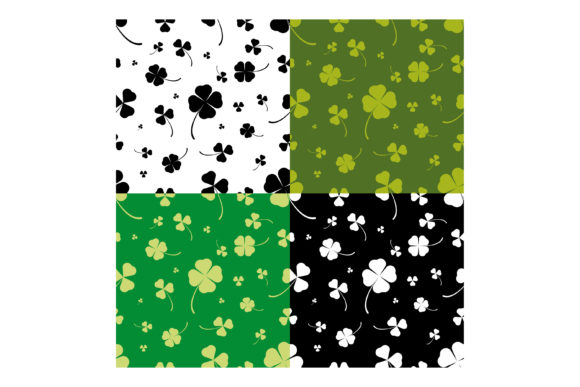Seamless Patterns with Clover: A Versatile Design Element