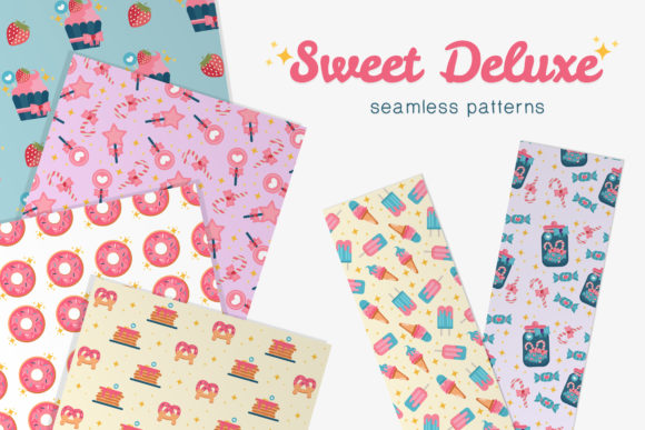 Sweet Deluxe Seamless Patterns: A Must-Have for Creative Projects